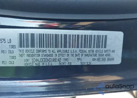 2017 Jeep Compass High Altitude 4X4 z USA, uszkodzony, nr VIN 1C4NJDEB3HD109142